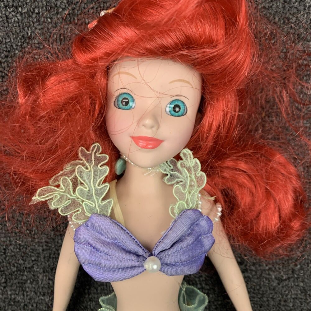 Disney Aladdin Princess Jasmine & Princess Ariel Keepsake Porcelain Doll 2003 - Picture 9 of 15